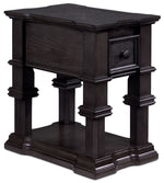 Roman 22" Chairside Table - Grey