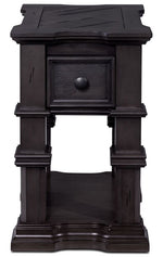 Roman 22" Chairside Table - Grey