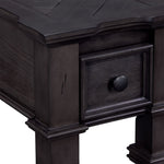 Roman 22" Chairside Table - Grey