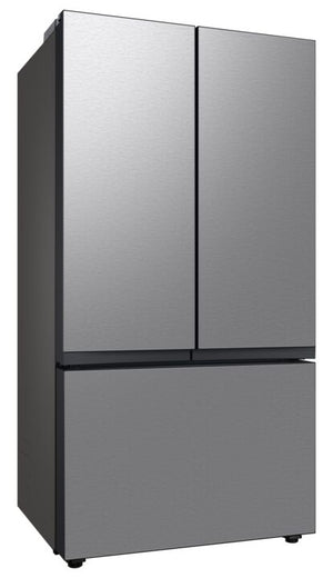 Samsung BESPOKE Réfrigérateur 23,9 pi³ avec porte à deux battants à profondeur de comptoir 36 po acier inoxydable RF24BB6200QLAA