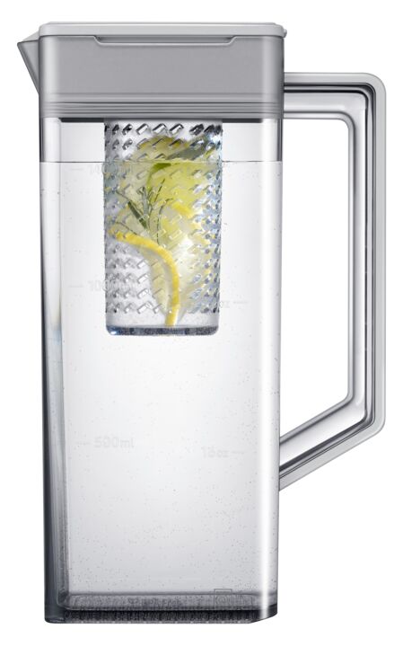 Samsung BESPOKE 36" Counter-Depth French-Door Refrigerator with Autofill Pitcher (Without Panels) (23.9 Cu.Ft.) - RF24BB6200APAA