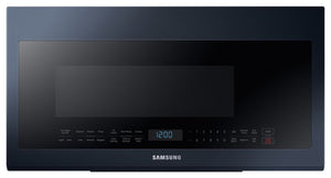 Samsung BESPOKE Four micro-ondes avec hotte intégrée 2,1 pi³ acier bleu marine ME21A706BQN/AC