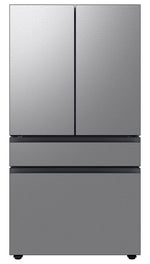 Samsung BESPOKE 36" 22.8 Cu. Ft. Stainless Steel Counter-Depth 4-Door French Door Refrigerator with Beverage Centre - RF23BB8600QLAA