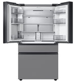 Samsung BESPOKE 36" 22.8 Cu. Ft. Stainless Steel Counter-Depth 4-Door French Door Refrigerator with Beverage Centre - RF23BB8600QLAA