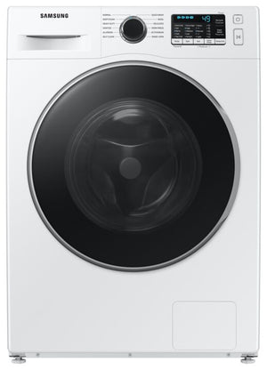Samsung Laveuse à chargement frontal 2,9 pi³ avec Super SpeedMC et lavage à la vapeur blanc WW25B6800AW/AC