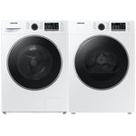 Samsung White Front-Load Washer (2.9 cu. ft.) & Electric Dryer (4.0 cu. ft.) - WW25B6800AW/AC/DV25B6800EW/AC