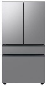 Samsung Fingerprint Resistant Stainless Steel BESPOKE 36" 4-Door Refrigerator with AutoFill Water Pitcher (28.9 cu. ft.) - RF29BB8200QLAA