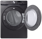Samsung Black Stainless Steel Electric Dryer (7.5 cu. ft.) - DVE45T6005V/AC