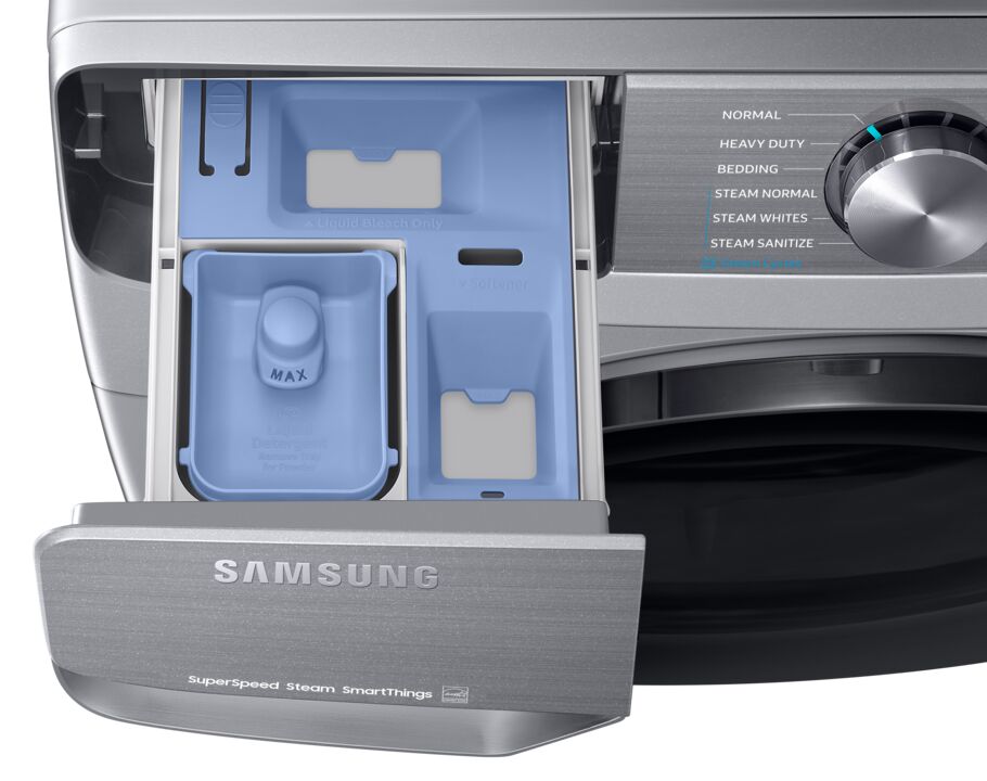 Samsung Platinum Steam Front Load Washer (5.2 cu. ft.) - WF45B6300AP/US