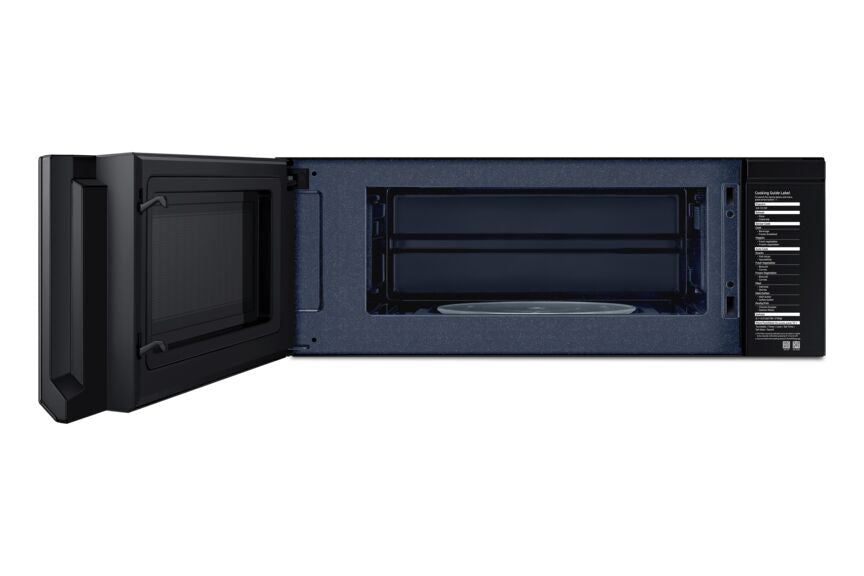 Samsung Black Stainless 550 CFM Slim Over-The-Range Microwave (1.1 Cu.Ft.) - ME11A7710DG/AC