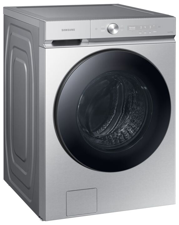 Samsung BESPOKE Stainless Steel Front-Load Washer with SuperSpeed and AI Smart Dial (6.1 cu. ft.) - WF53BB8700ATUS