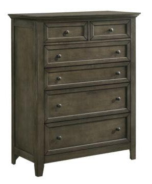 San Mateo 5-Piece King Bedroom Package - Pewter