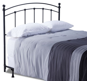 Sanford Tête de lit grand – noir mat