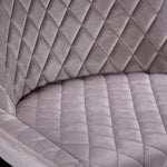 Senna Counter Height Stool - Taupe, Black