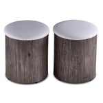 Serpentine II Stool - Light Grey