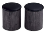 Serpentine II Stool - Dark Grey