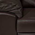 Sloane Leather Chair- Chocolate