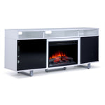Sorenson Fireplace TV Stand - White