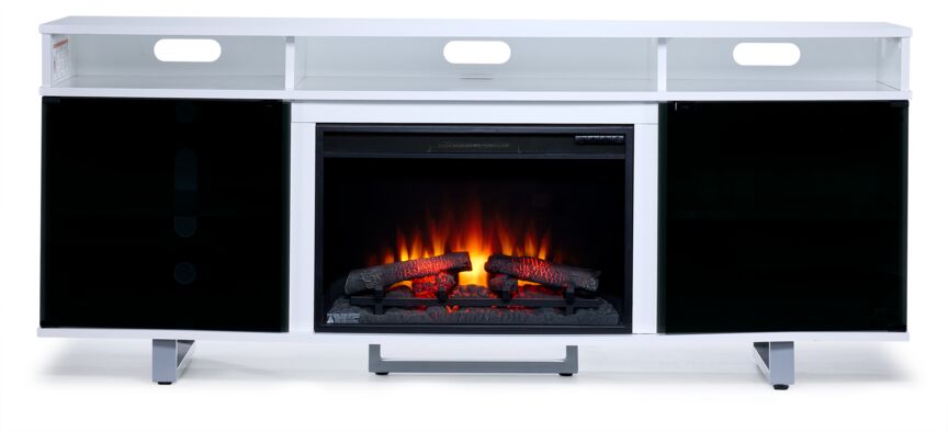 Sorenson 72" Fireplace TV Stand - White