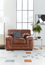 Stampede Leather Chair - Cognac