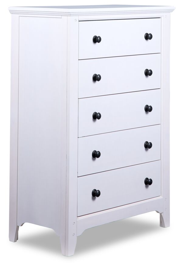 Tahoe 5-Drawer Chest - Sea Shell