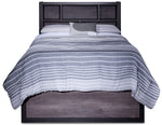 Terra 3-Piece Twin Bookcase Bed - Grey