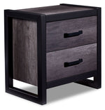 Terra 6-Piece Twin Bookcase Bedroom Package - Grey