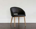 Thatcher Armchair - Champagne Gold, Onyx