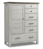 Timber Ridge Chifferobe - Weathered White