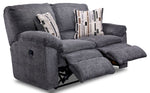 Tosh Reclining Loveseat-Pewter
