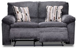 Tosh Reclining Loveseat-Pewter