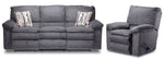 Tosh Reclining Sofa and Chair Set -Pewter