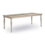 Viola Extendable Dining Table - Silver