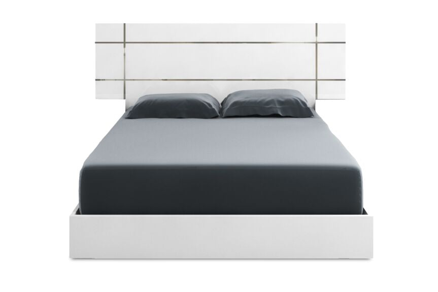 Volare Dream 6-Piece King Bedroom Package - White Lacquer