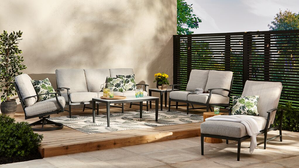 West Lake - Outdoor Chaise Lounge - Grey