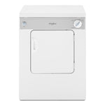 Whirlpool White Compact Electric Dryer with AccuDry™ Drying System (3.4 Cu Ft) - LDR3822PQ