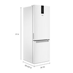 Whirlpool White 24" Counter-Depth Bottom-Freezer Refrigerator (12.9 Cu.Ft.) - WRB533CZJW