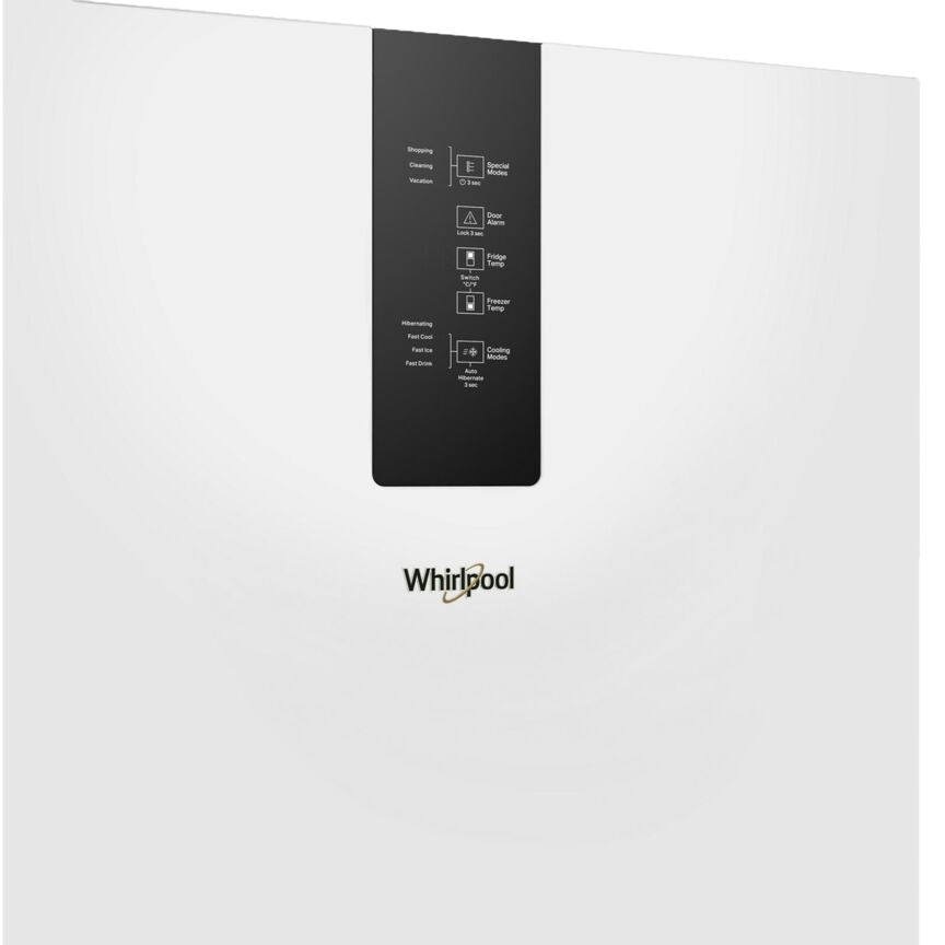 Whirlpool 24" 12.9 Cu. Ft. White Counter-Depth Bottom-Freezer Refrigerator - WRB533CZJW