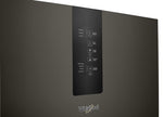 Whirlpool 26" 12.9 Cu. Ft. Black Stainless Steel Counter-Depth Bottom-Freezer Refrigerator - WRB543CMJV