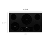 Whirlpool Black 36" Cooktop - WCE97US6KB