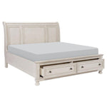 Windchester 5-Piece Queen Storage Bedroom Package - Antique White