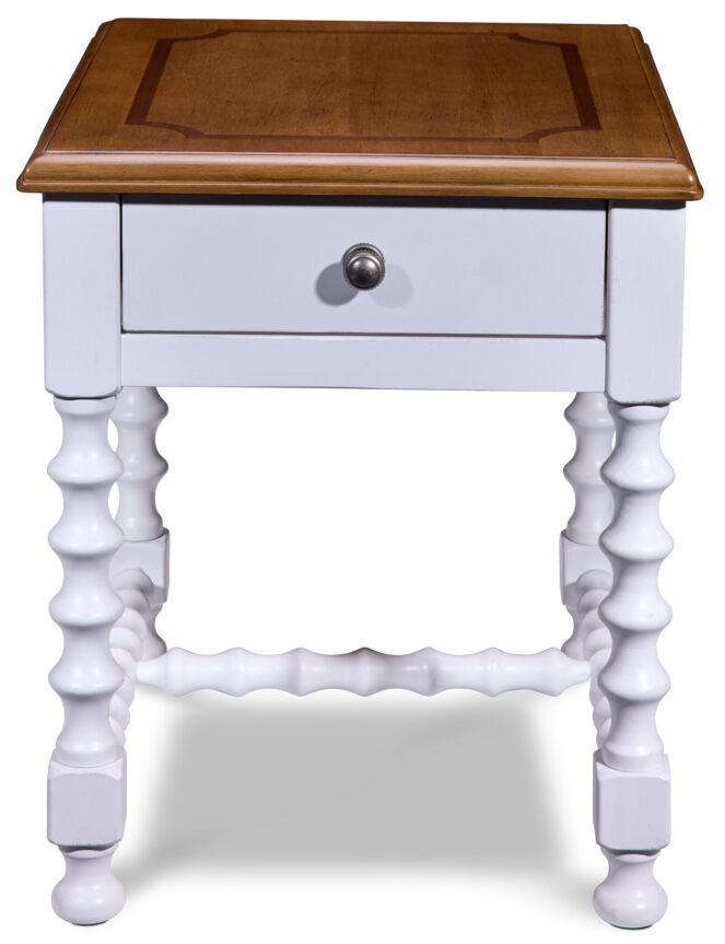 Winslow End Table - Antique White