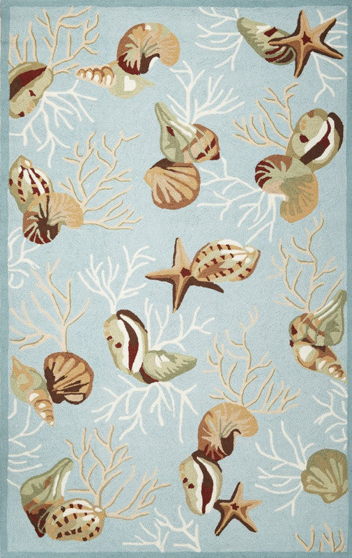 Scorpio X Area Rug - 7'6" x 9'6" - Blue
