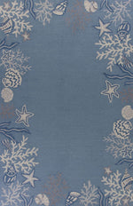Scorpio XI Area Rug - 7'6" x 9'6" - Blue