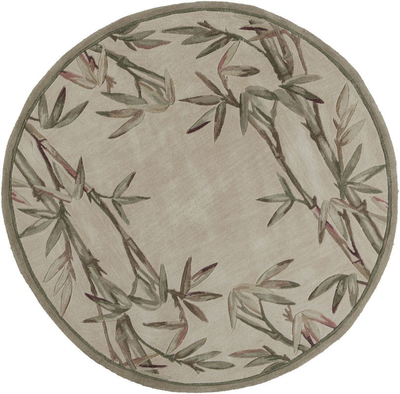 Syracuse VIII Round Area Rug - 7'6" - Ivory