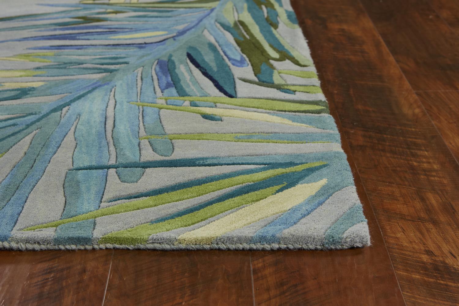 Syracuse II 7'9" x 9'6" - Grey/Blue Area Rug