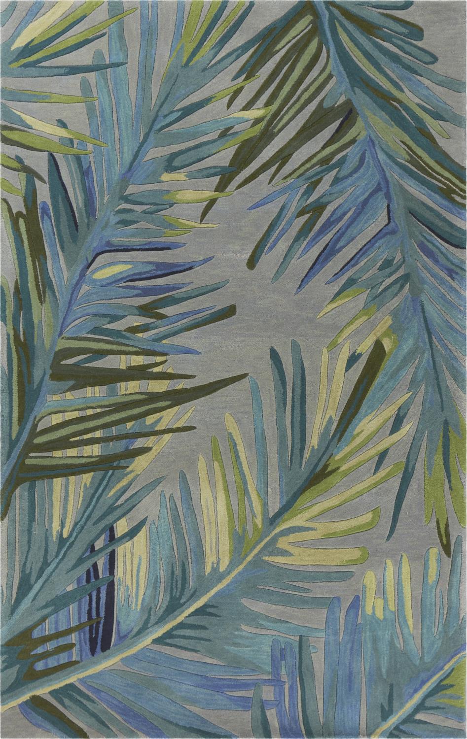 Syracuse II 7'9" x 9'6" - Grey/Blue Area Rug