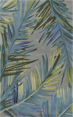 Syracuse II 8'6" x 11'6" - Grey/Blue Area Rug