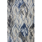 Sumallo I Area Rug - 5'3" x 7'7" - Grey/Navy