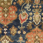 Makkovik V Round Area Rug - 5'6" - Navy